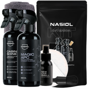 NASIOL Interior Kit – Ekskluzywny zestaw do detailingu wnętrza samochodu z zapachem New Car Smell