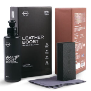 NASIOL LeatherBoost SET 150ml - powłoka nano ceramiczna do skórzanej tapicerki i ekoskóry