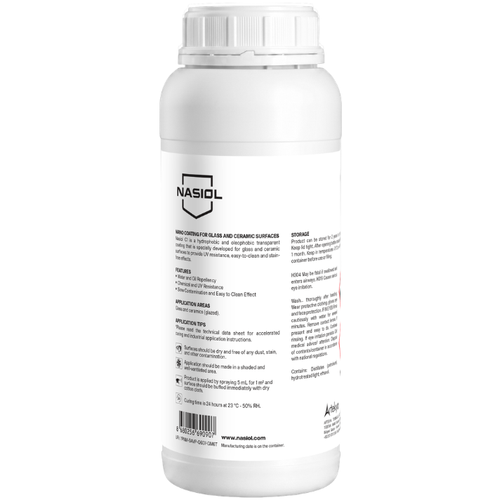 NASIOL C 1L nano coatings for glass and ceramic surfaces